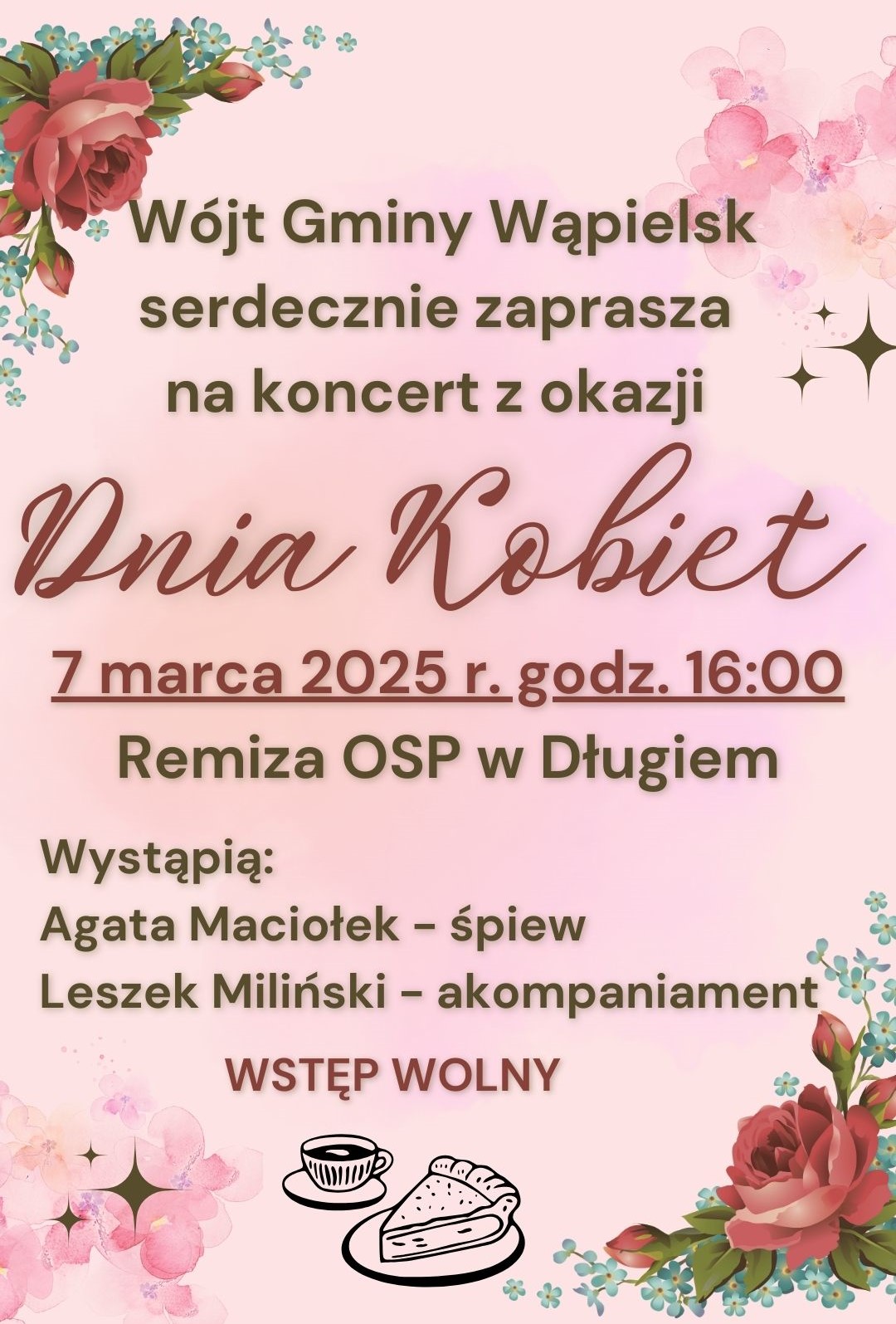 Koncert z okazji dnia kobiet odbędzie się 7 marca